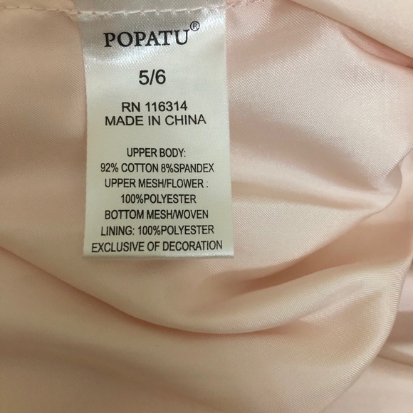 Pretty Popatu dress for toddler girl Size 5/6 - Picture 4 of 5